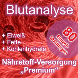 Radionische Blutanalyse: Nährstoff-Versorgung "Premium"